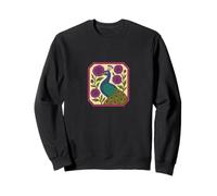 Amantes del pavo real Arte lindo diseño de pavos reales Sudadera