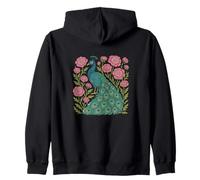 Amantes del pavo real Arte lindo diseño de pavos reales Sudadera con Capucha