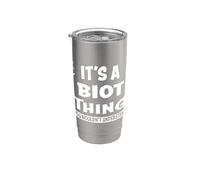 Amantes del Territorio Británico del Océano Índico que entiendes Vaso térmico de acero inoxidable de doble pared