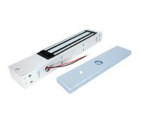 AMAO 280KG / 600LBS Cerradura Magnética Electromagnética Fuerza Retención para Control Acceso Puerta Sistema Seguridad Fail-Safe NC Modo (Impermeable)