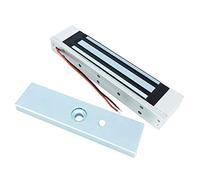 AMAO Serrure électrique magnétique 180 kg 350Lbs Electro Aimant 12V, Serrure électromagnétique pour système de contrôle d'accès, Verrouillage de Porte magnétique NC Fail-Safe Mode