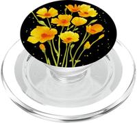 Amapola acuarela jardín flores silvestres amapolas mamá cumpleaños PopSockets PopGrip para MagSafe