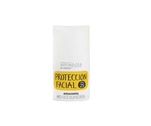 AMAPOLA BIO-COSMETICS - Protector Solar Facial 25 - Crema Solar Ecológica - Filtro Mineral Óxido de Zinc - Hidratante y Biodegradable, 50 ml