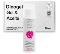 AMAPOLA BIOCOSMETICS Contorno de Ojos de Frambuesa - Sin Perfume - Hidratación y Luminosidad para Pieles Sensibles - Ingredientes Ecológicos, Naturales y Veganos [10 ml]
