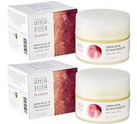 AMAPOLA BIOCOSMETICS Crema Facial Regeneradora de Rosa Mosqueta [Pack de 2] Hidratación, Reparación y Protección - Ingredientes Ecológicos, Naturales y Veganos
