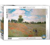 Amapola Campo Claude Monet 1000 Piezas Puzle Rompecabezas Por Eurographics