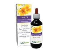 Amapola de California (Eschscholzia californica) hierba Tintura Madre sin alcohol Naturalma - Extracto líquido gotas 200 ml - Complemento alimenticio - Vegano