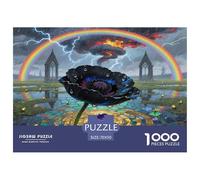 Amapola roja Puzzles De 1000 Pièces Jeux De Stimulants Puzzle Classique De Décoration Élégante Carton 100% Recyclé Jeu De Pour Toute La Famille Pour Adultes 70x50cm/1000pcs