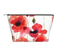 Amapolas De Acuarela, Bolsa de artículos de tocador Bolsa de Maquillaje Bolsa de cosméticos Bolsa de artículos de tocador de Viaje portátil