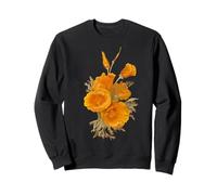 Amapolas de California o Eschscholzia californica en Arte Sudadera