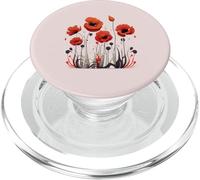 Amapolas, Flores de Primavera, Verano, Flores, Vintage, jardín PopSockets PopGrip para MagSafe