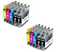 Amaprint 10 XL Cartuchos Compatible con Brother LC123 para DCP-J132w DCP-J150 DCP-J152w DCP-J152wr DCP-J172w DCP-J4110dw DCP-J4110w DCP-J552dw DCP-J752dw MFC-J245 y Otros