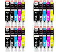 Amaprint 20 XL Cartuchos Compatible con Canon PGI-525 CLI-526 para Pixma IP4850 IP4950 IX6550 MG5140 MG5150 MG5240 MG5250 MG5300 MG5340 MG5350 MX715 MX885 MX895