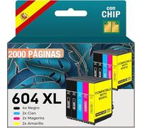 Amaprint Cartuchos de Impresora compatibles con Epson 604XL 604 XL para XP-3200 XP-4200 XP-2205 XP-4205 XP-3205 XP-2200 (Multipack 604-XL de 10)