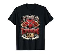 Amar a Alguien Caro Tatuaje De Piel Entintado Novio Camiseta