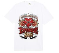 Amar a Alguien Caro Tatuaje De Piel Entintado Novio Comfort Colors Adult Heavyweight T-Shirt