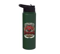 Amar a alguien Caro Tatuaje De Piel Entintado Novio Stainless Steel Insulated Water Bottle