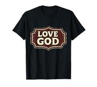 Amar a Dios Creyente Religioso Devoto Fe Fiel Religión Camiseta