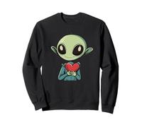 Amar al alienígena de San Valentín para un universo de afecto Sudadera