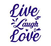 amar Calcomanías de pared de PVC 65.6x80.6cm No se cae Azul oscuro