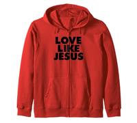AMAR como JESÚS Sudadera con Capucha