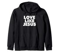 AMAR como JESÚS Sudadera con Capucha