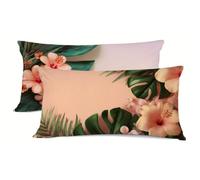 Amar Funda Almohada Blanco Fundas Almohadas Pack 2 Protector Almohadas Cierre con Cremallera Funda Cojin Pack 2 Almohada Cervicales y Cuello, per Decoracion Aire Libre Primavera bz-833
