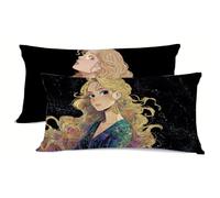 Amar Funda Almohada Blanco Fundas Almohadas Pack 2 Protector Almohadas Cierre con Cremallera Funda Cojin Pack 2 Almohada Cervicales y Cuello, per Decoracion Aire Libre Primavera bz-772