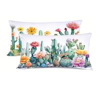 Amar Funda Almohada Blanco Fundas Almohadas Pack 2 Protector Almohadas Cierre con Cremallera Funda Cojin Pack 2 Almohada Cervicales y Cuello, per Decoracion Aire Libre Primavera bz-873