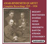Amar-Hindemith Quartet : Intégrale des enregistrements 1925-1928.