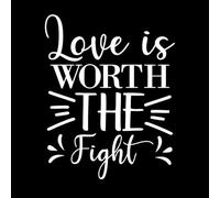 amar Pegatinas de pared de papel adhesivo 64x81.3cm Se puede modificar y añadir información Blanco