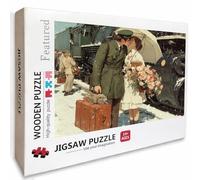 Amar Puzzle Madera, Flor Puzzle 1000 Piezas Adultos con Compact Box 75x50cm, Rompecabezas Desafiante, DIY Juegos de Rompecabezas Creativos para Hombres Mujeres, Decoración Verano Regalo, 7-1770