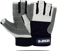 AMARA - Guantes resistentes de alta calidad, color azul marino, palma reforzada, transpirables, los mejores guantes para esquí, equitación, correr, senderismo, pesca, vela en interiores y exteriores C