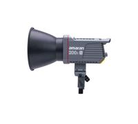 Amaran 200x S - Luz de Vídeo COB Bicolor 2700-6500K, Luz Puntual LED Compacta para Fotografía y Videografía, Luz Clave Monoluz de 200 Vatios - Bluetooth 5.0 Mesh, Montaje Estándar Bowens