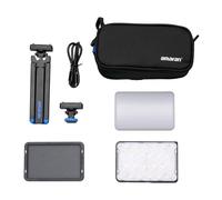Amaran Ace 25c Kit de creador de luz LED compacto listo para viajes con soporte de liberación rápida Ace Lock, diseño óptico y batería de larga duración (carbón)