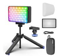 Amaran Ace 25c Kit de luz de video RGB, 25 W en cámara de bolsillo CCT 2300 K-10000 K, 5.908 lux @ 0.5 m iluminación, con batería recargable y carga PD (carbón)