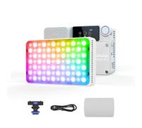 Amaran Ace 25c Luz LED RGBWW de Colores Completos, 32W Luz de Vídeo On-Camera, 2300K-10000K, 5908 Lux @ 0,5m, Carga Rápida USB-C, Montaje Magnético, Control Inalámbrico con la App amaran - White