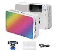 Amaran Ace 25c RGBWW LED Video Light CCT 2300K-10000K CRI 95+ TLCI 95+ Soporta control de aplicación con soporte magnético (blanco)