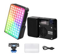 Amaran Ace 25c RGBWW LED Video Light CCT 2300K-10000K CRI 95+ TLCI 95+ Soporta control de aplicación con soporte magnético (carbón)