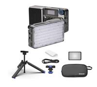 Amaran Ace 25x Kit Cámara LED Video Luz con Trípode Estuche de Transporte, 25W Bicolor 2700-6500K Luz de Bolsillo Batería de 4,500mAh con Carga PD para TikTok, Creador, Fotografía (Plata)