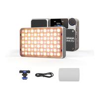 Amaran Ace 25x Luz LED Bi-Color, 32W Luz de Vídeo On-Camera, 2700K-6500K, 6320 Lux @ 0,5m, Carga Rápida USB-C, Montaje Magnético, 9 Efectos Iluminación, Control Inalámbrico con App amaran - Sliver