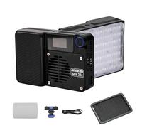 Amaran Ace 25x Pocket Bi-Color Luminaria Mini para Video en Cámara (con Rejilla de Control), CCT 2700K - 6500K, Control por App, Soporte de Atracción Magnética, Ideal para Vlog/Video (Carbón)