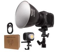 Amaran Halo 200x 200W Monoluz COB Bicolor con Reflector - 10.530 Lux, CRI 96+, CCT 2.700K - 6.500K, Nivel de Ruido 28 dBA, Control por App, Montura Bowens, Luz Continua para Estudio, Streaming