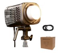 Amaran Halo 300x - Luz de video LED COB compacta de 305 W, CCT 2700 K - 6500 K, montura Bowens, luz continua, 16 200 lux a 1 m, 9 efectos, control por aplicación para fotografía, fabricada por Aputure
