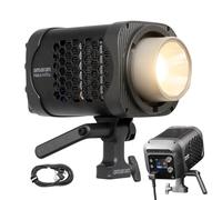 Amaran Halo 600x Iluminación de vídeo LED bicolor con montaje Bowens, luz COB compacta 32500 lux @1m con control mediante aplicación NFC DMX (Halo 600x)