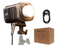 Amaran Luz de Video LED COB Halo 600x de 610 W CCT, 2700 K - 6500 K, Montura Bowens, luz Continua, 32 500 Lux a 1 m, 9 Efectos, Control Mediante App para fotografía, Fabricada por Aputure