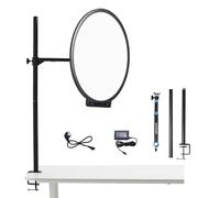 Amaran Verge MAX Kit Kit Amaran Verge MAX de 22" luz para Teclado con Soporte/Brazo Ajustable para Streaming 60 W Bicolor 2700-6500 K,Compatible con 7 Efectos de Iluminación Panel de Luz Tipo Anillo