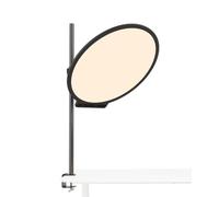 amaran Verge MAX Luz Circular Bicolor de 22" para Escritorio o Estudio, Panel LED Edge-Lit, 2700K-6500K, CRI 96, Controles Frontales & alimentación USB-C, con Soporte de Pinza - Carbón