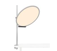 amaran Verge MAX Luz Circular Bicolor de 22" para Escritorio o Estudio, Panel LED Edge-Lit, 2700K-6500K, CRI 96, Controles Frontales & alimentación USB-C, con Soporte de Pinza - Blanco