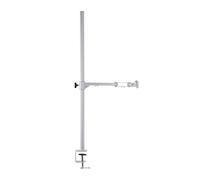 amaran Verge Soporte Escritorio - Brazo 360°, Altura 1 m, inclinación & gestión de Cables para Verge y Verge MAX - Plateado